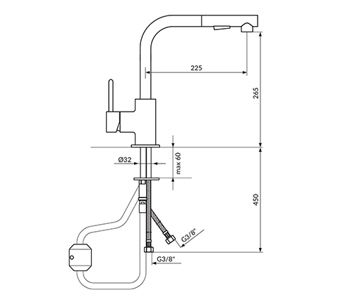 Slavina za sudoperu JD38601