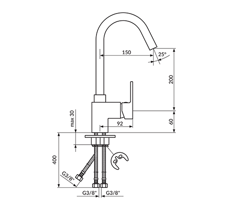 Slavina za sudoperu JQ38103
