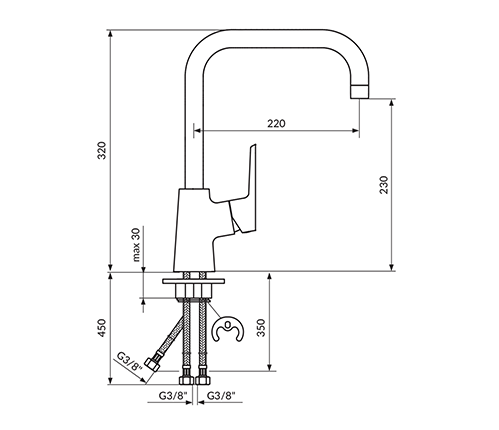 Slavina za sudoperu 138203W