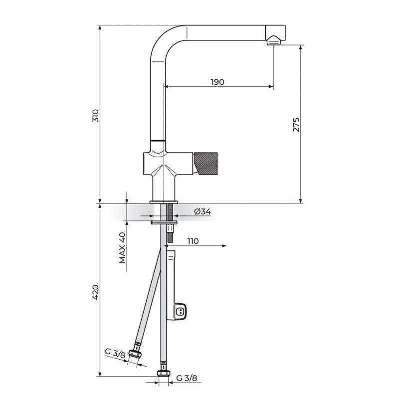 Slavina za sudoperu 238301G