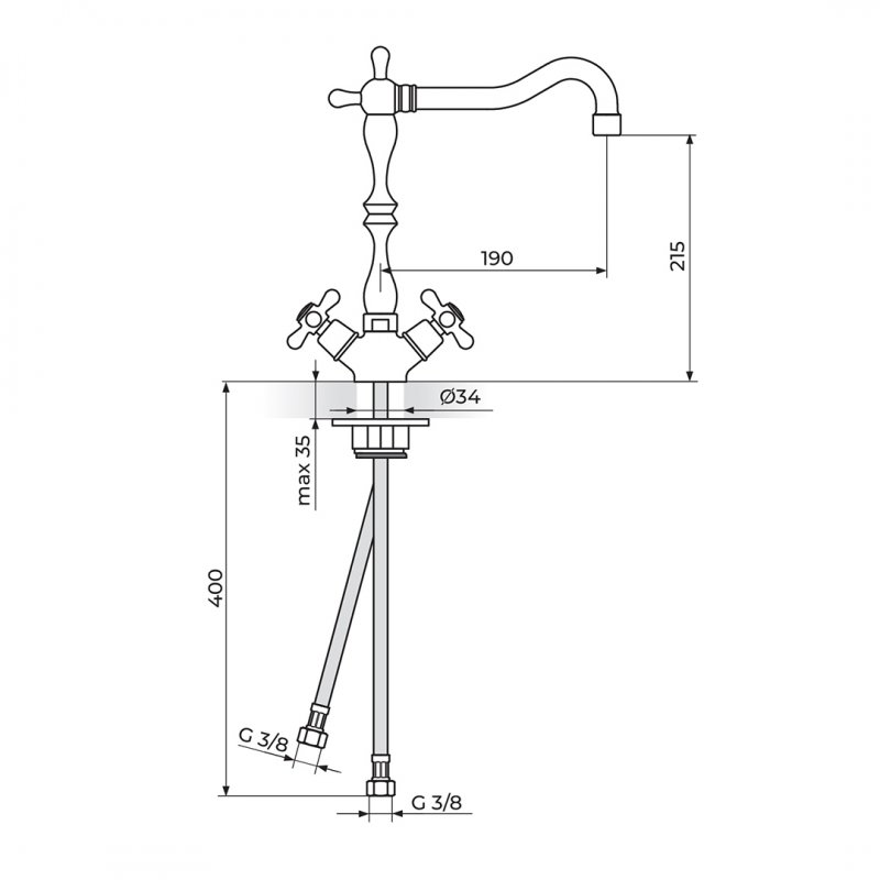 Slavina za sudoperu N22102