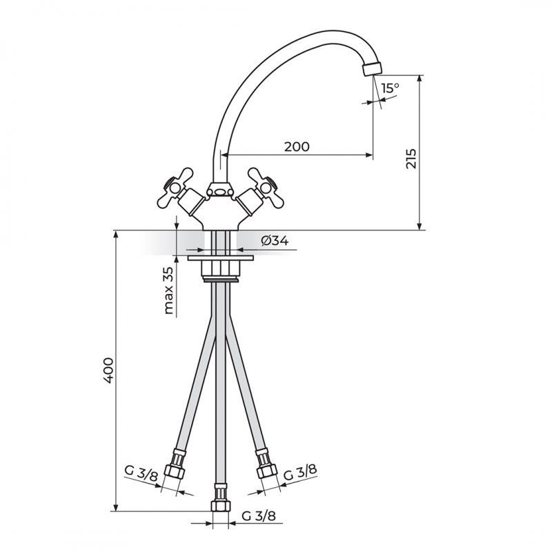 Slavina za sudoperu N26101