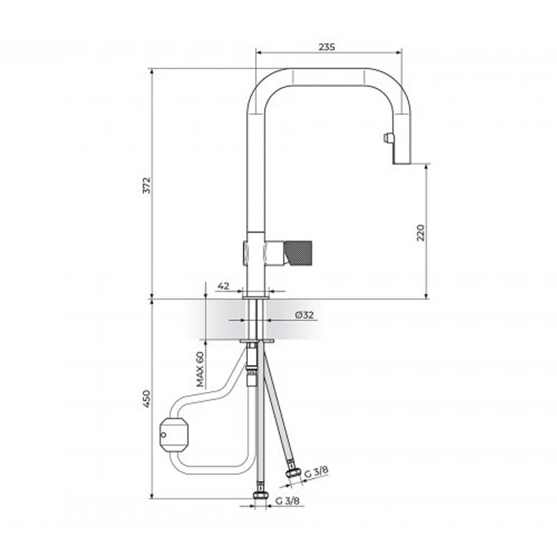 Slavina za sudoperu 238401B