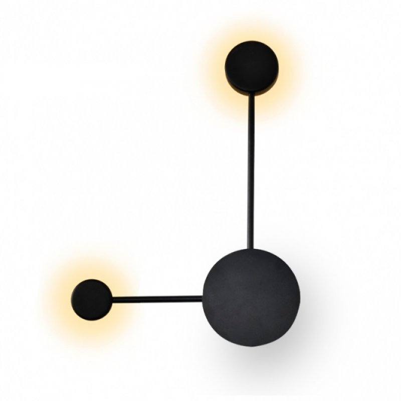 LED zidna lampa VESTA 472 crna