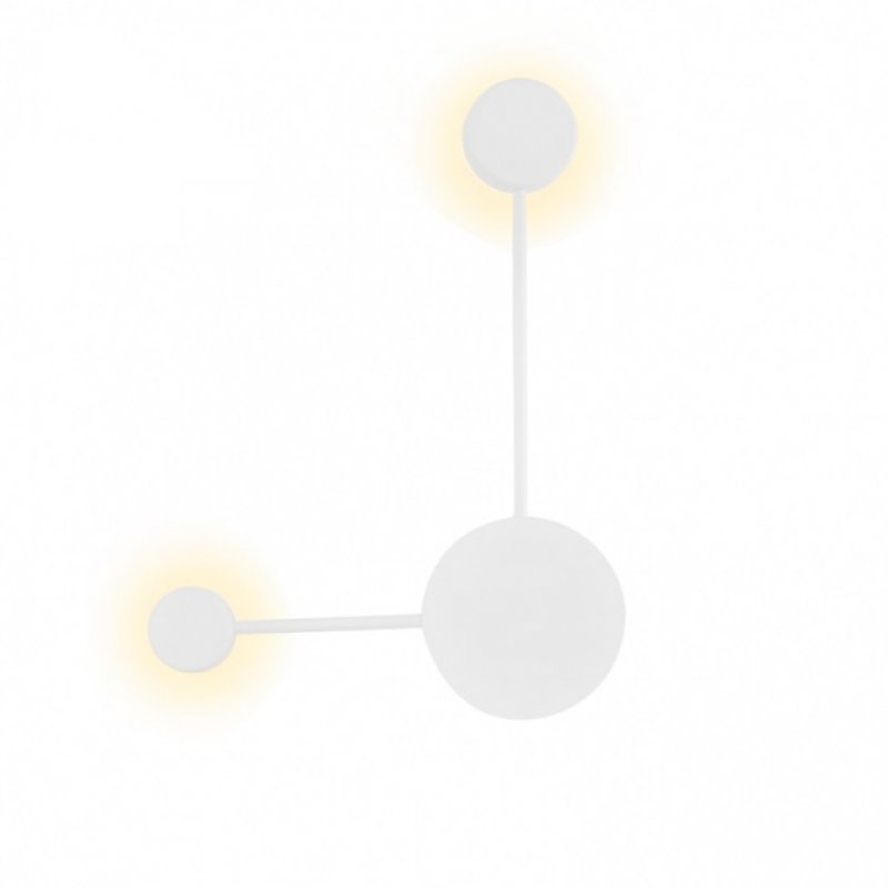 LED zidna lampa VESTA 472 bela