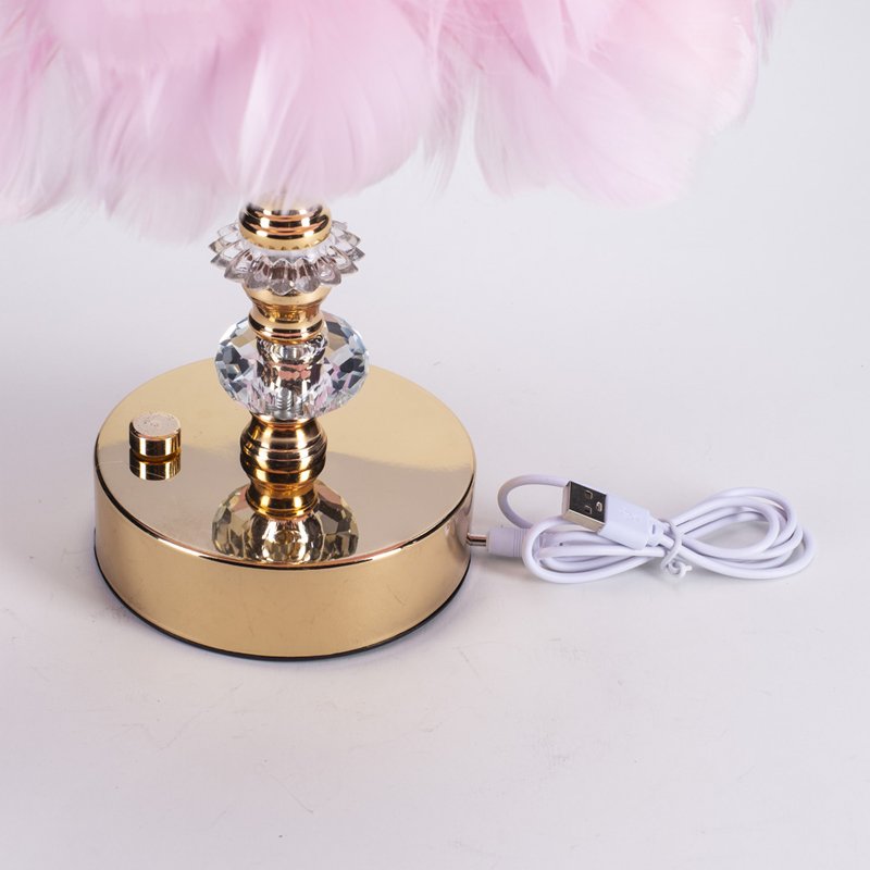 LED stona lampa D-353 roze