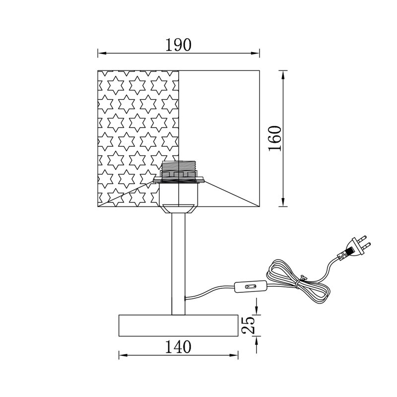 Stona lampa BV06-00011