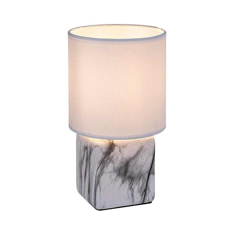 Stona lampa NALISA mermer bela 74069