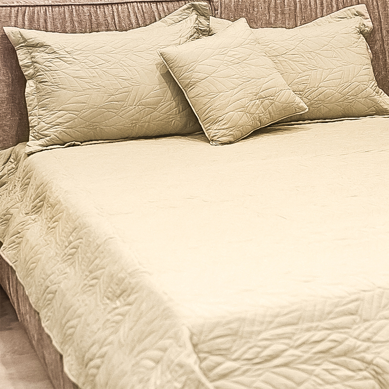 Prekrivač SET FIONA DOUBLE sa jastučnicama - Sand Beige