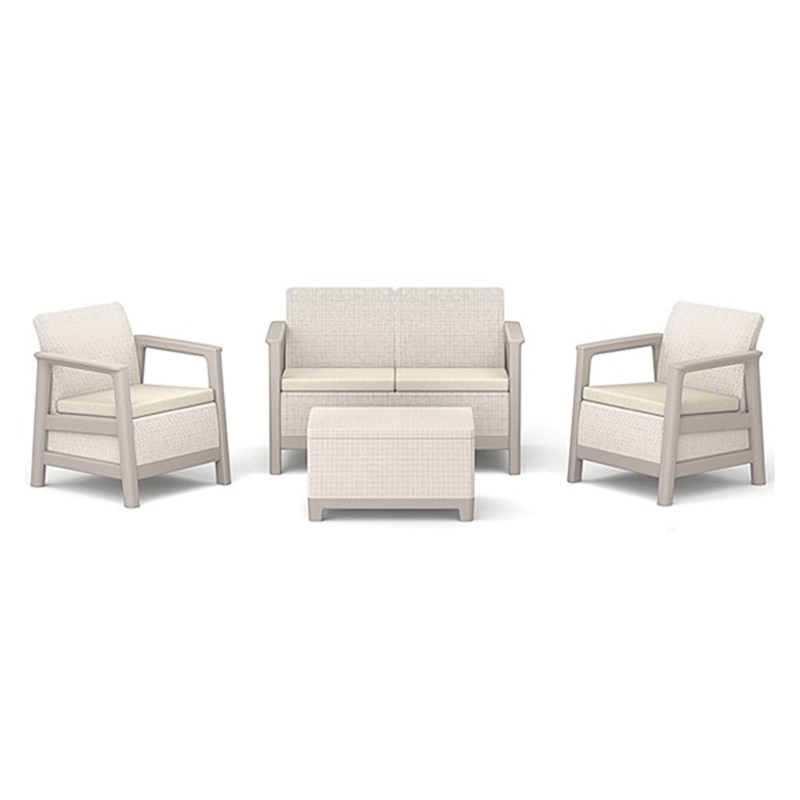 Baštenska garnitura SCANDI LINEA 2 bež CU 264036