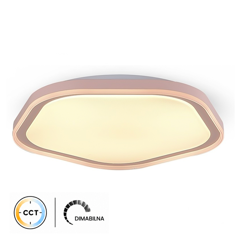 LED plafonjera SOLEA 127 CCT pink