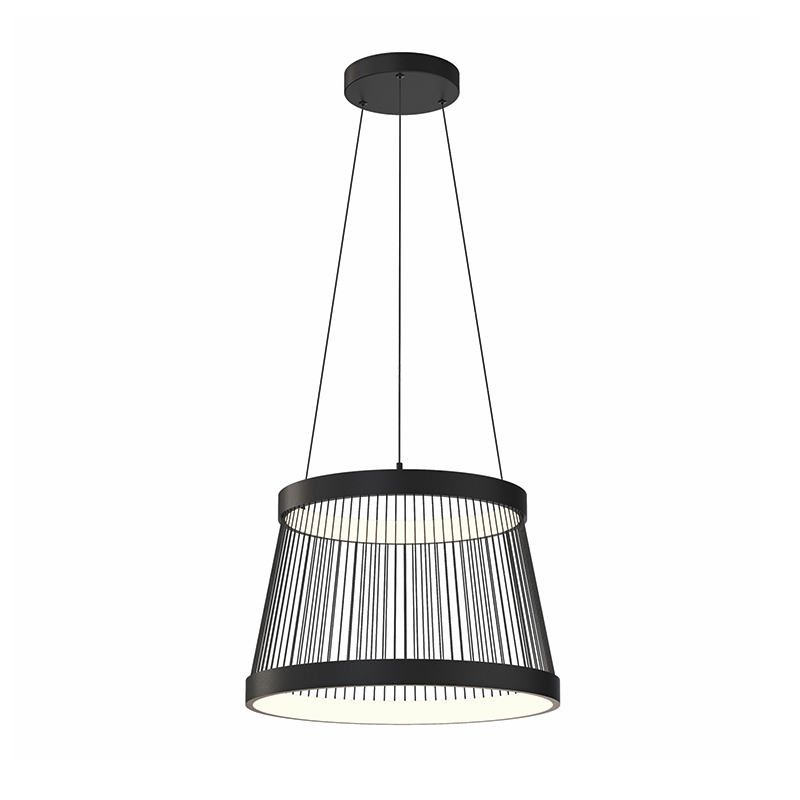 LED luster LUNA 318 crna
