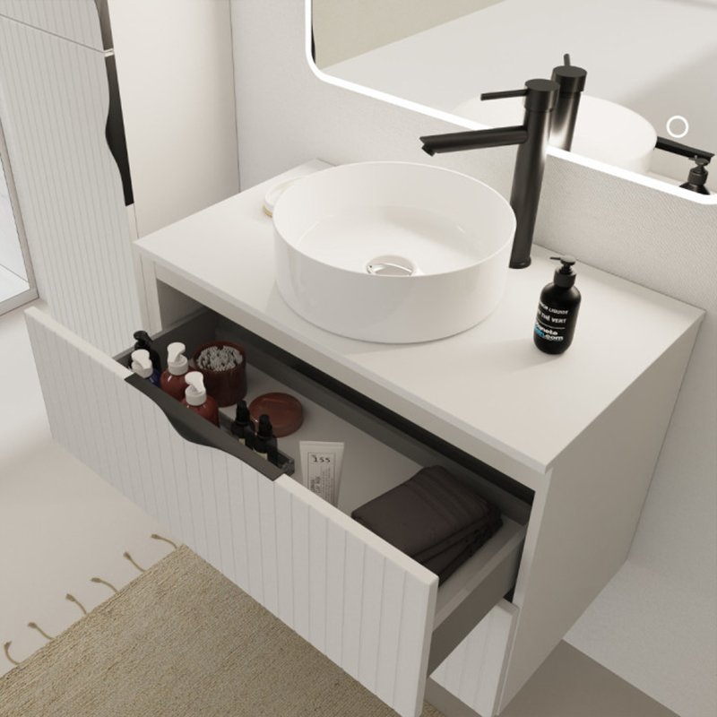 Donji deo TIRSO 80 sa pločom S1015-004 beli
